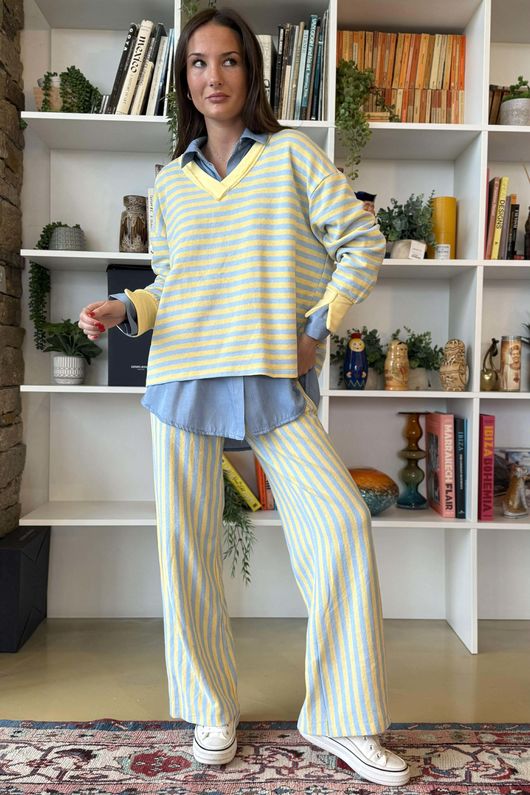 Shoreditch Classic V Sweat Lemonade & Iceberg